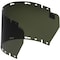 Sellstrom 380 Series Replacement Window, Dual Crown, 6-1/2 in x 19-1/2 in x .040 in, Uncoated Acetate, Dark Green S36020 - alternate 3
